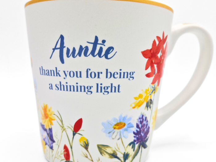 Wildflower Auntie Mug